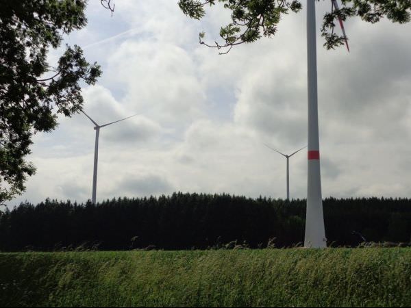 Deutschland Windpark Hohenzellig 8 Anlagen