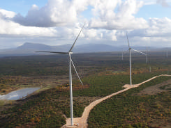Windpark Padene Kroatien