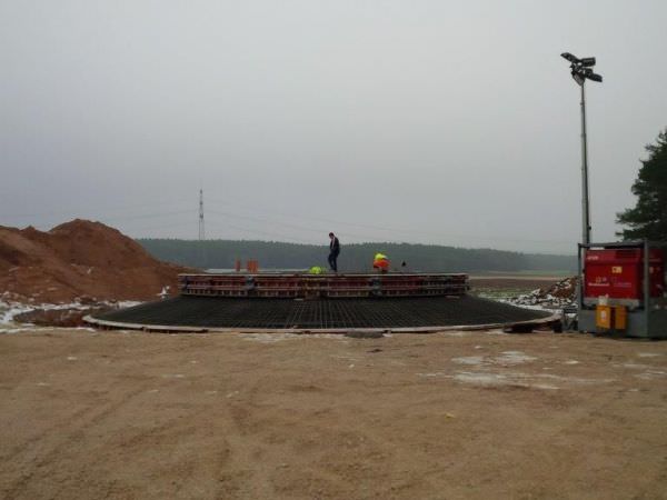 Deutschland Windpark Gesater Wald 8 Anlagen