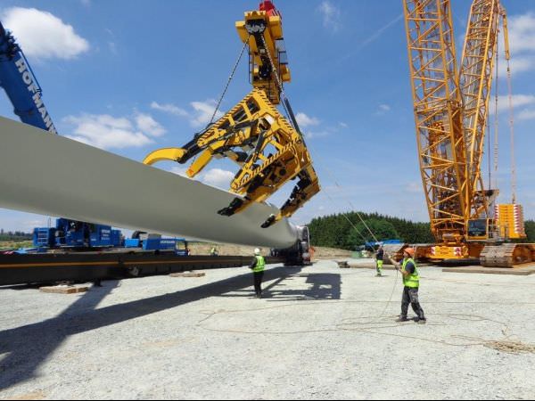 Deutschland Windpark Hohenzellig 8 Anlagen